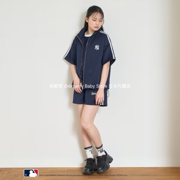 Lovetoxic x MLB Water-Absorbent Quick-Drying Short-Sleeved Jacket (140-170cm) for Girls (Summer Outerwear)