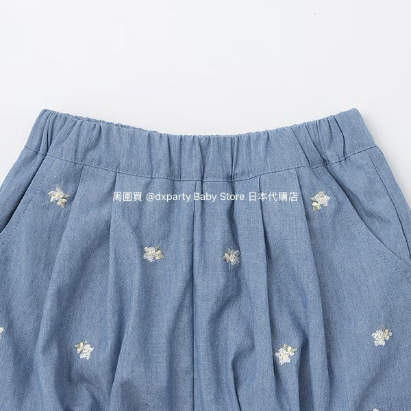 Japanese children's clothing pe#main Strawberry embroidered bloomers 80-130cm girls' summer PANTS