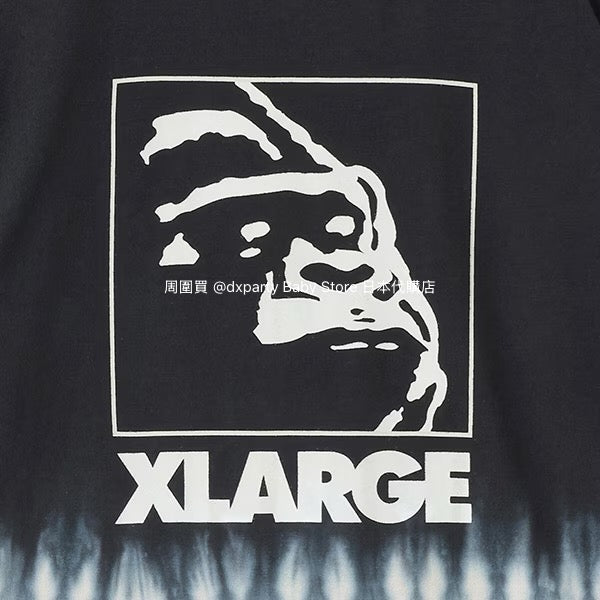 XLARGE KIDS Japanese children's clothing gradient tie-dye top 80-140cm boys' summer TOPS