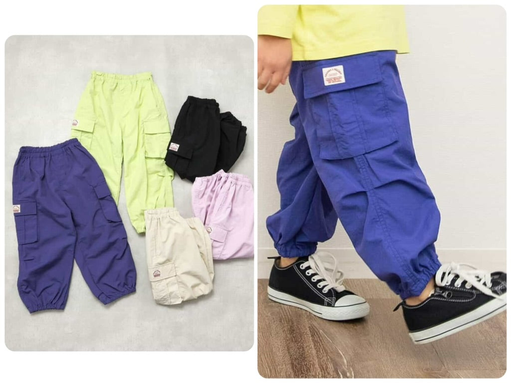 Japanese children's clothing BREEZE overalls 80-150cm boys'/girls' summer PANTS
