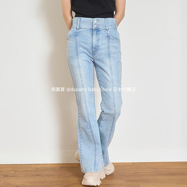 Lovetoxic Japanese children's clothing contact cold flared jeans 140-170cm girls summer PANTS