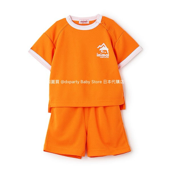 Japanese Kidswear mini#ML Quick-Dry Series Contact Cooling Two-Piece Sports Set (90-140cm) Boys'/Girls' Summer TOPS PANTS