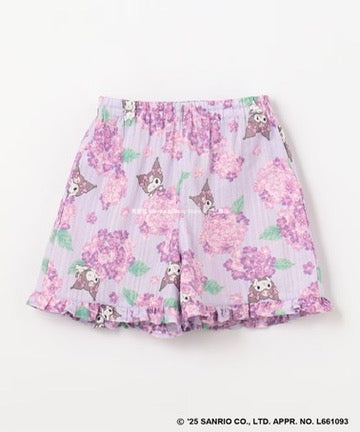 Japanese children's clothing aF#a325 x Sanrio Jinbei Japanese Kimono 90-130cm Girls Summer TOPS PANTS Japanese Summer Festival Special