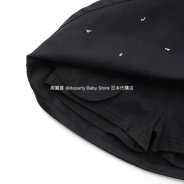 Japanese children's clothing X-girl Stages rivet side pleat skirt 90-140cm girls summer SKIRTS