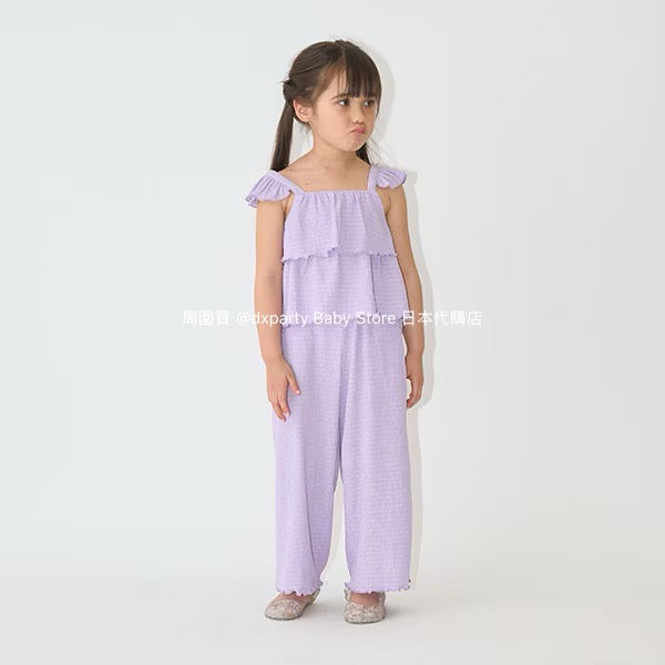 Japanese children's clothing Ly# mine suspenders and loose pants set 100-150cm girls summer TOPS PANTS