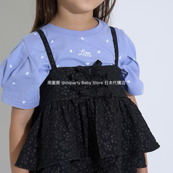 Japanese children's clothing Ly# mine tank top and shorts set 100-150cm girls summer TOPS PANTS