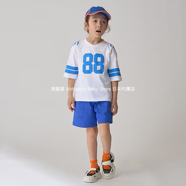 Japanese children's clothing mini #ML anti-fouling series waterproof series sports tops 90-140cm boys'/girls' summer TOPS