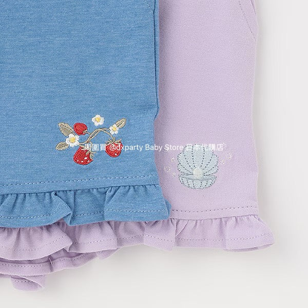 Japanese children's clothing pe#main ruffle shorts 80-130cm girls summer PANTS