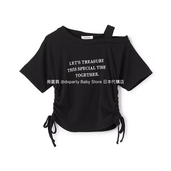 Lovetoxic Japanese children's clothing waist-length tops (140-160cm) for girls (summer TOPS)