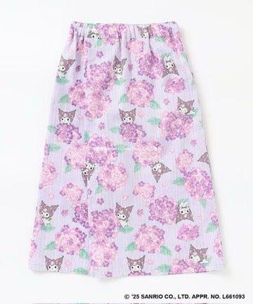 Japanese children's clothing aF#a325 x Sanrio 2Way Yukata Japanese Kimono 110-150cm Girls Summer Outerwear Skirts Japanese Summer Festival Special