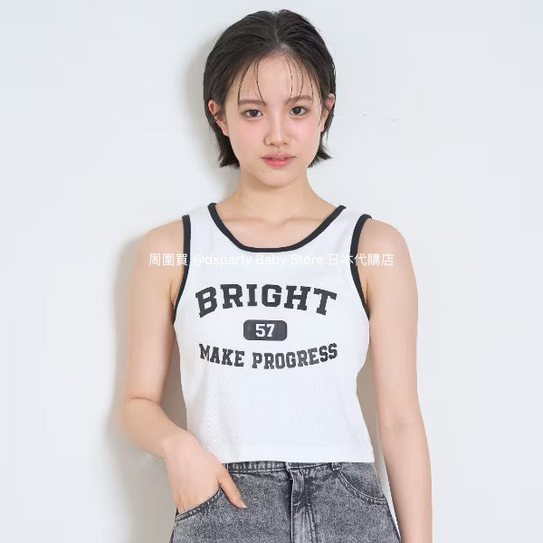 Lovetoxic Cold-Sensitive Short Vest (140-170cm) for Girls (Summer TOPS)