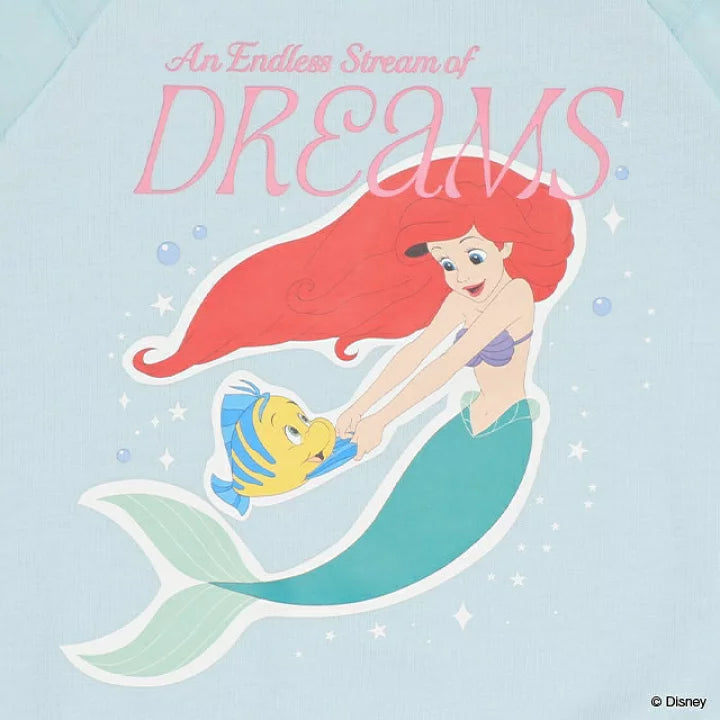 日本童裝 BDL x Disney 公主薄紗肩袖衛衣 100-130cm 女童款 冬季 TOPS