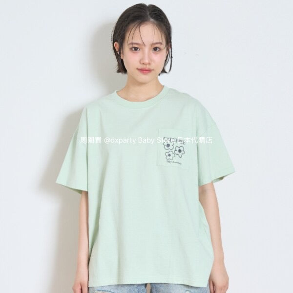 Lovetoxic Japanese children's clothing flower print top 140-160cm girls summer TOPS