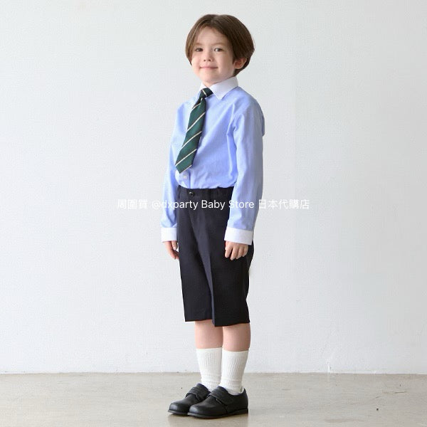 Japanese children's clothing pe#main three-piece suit 110-130cm boys' summer TOPS PANTS OUTERWEAR interview/banquet/performance