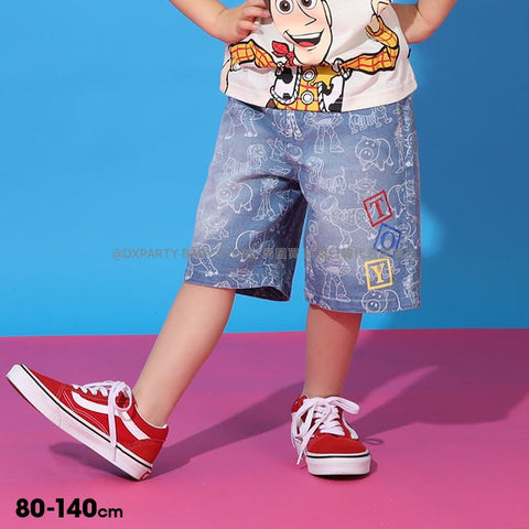 日本童裝 BDL x Disney Toy Story牛仔褲 80-140cm 男童款 夏季 PANTS