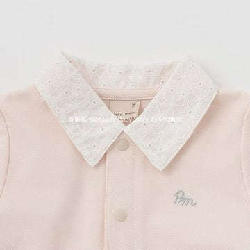 Japanese children's clothing pe#main ruffled top 80-130cm girls summer TOPS