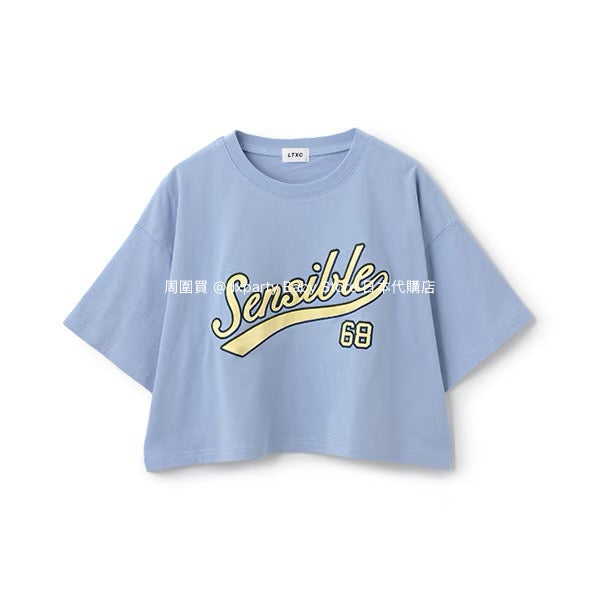 Lovetoxic Japanese children's clothing letter print top 140-170cm girls summer TOPS