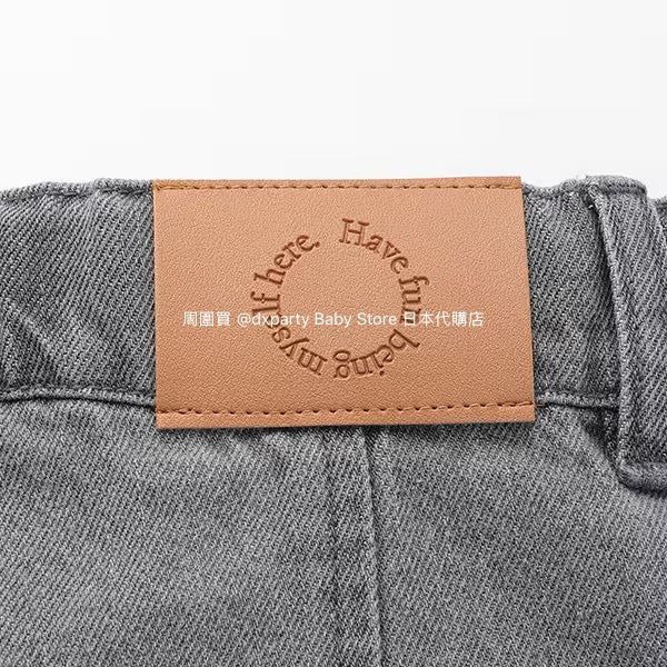 Lovetoxic Ribbon Slit Jeans (140-160cm) for Girls (Summer)