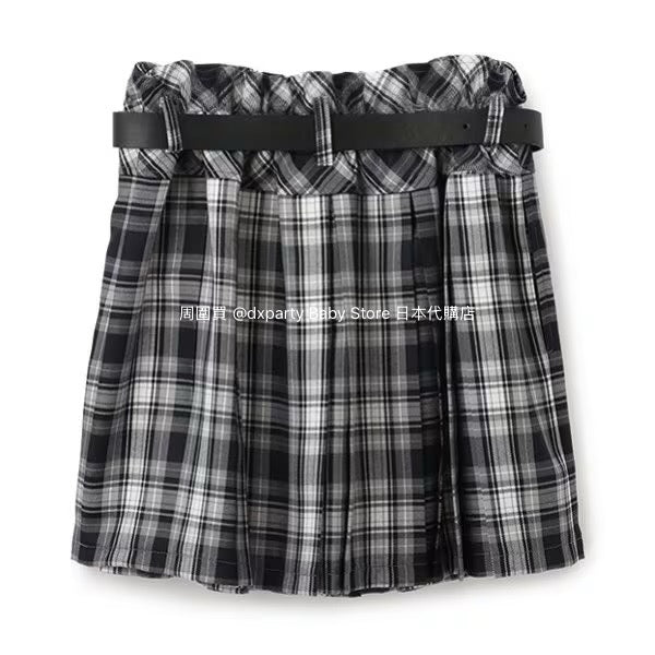Lovetoxic Checkered Skirt (140-160cm) for Girls (Summer)