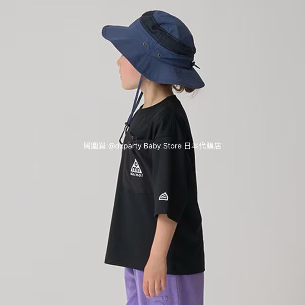 Japanese children's clothing mini#ML water-absorbing quick-drying mountain series pocket sports top 90-140cm boys'/girls' summer TOPS