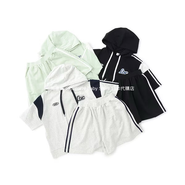 Lovetoxic Japanese Children's Clothing Two-Piece Sports Set (140-170cm) Girls Summer TOPS PANTS
