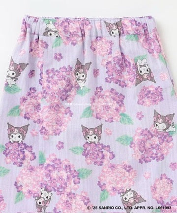 Japanese children's clothing aF#a325 x Sanrio 2Way Yukata Japanese Kimono 110-150cm Girls Summer Outerwear Skirts Japanese Summer Festival Special