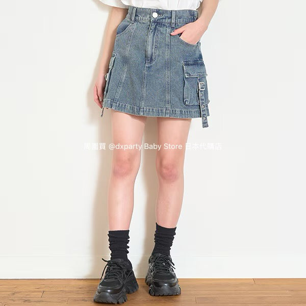 Lovetoxic Japanese Children's Clothing Work Skirt 140-170cm Girls Summer SKIRTS