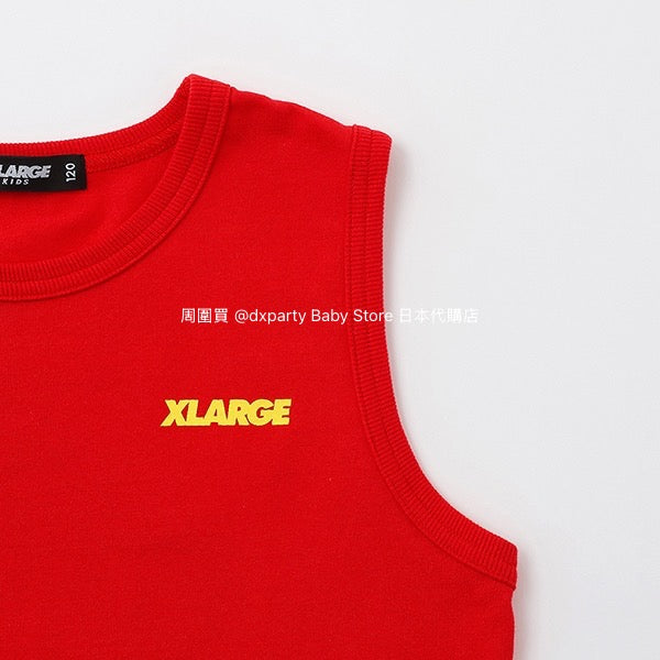 Japanese XLARGE KIDS Printed Vest 80-140cm Boys Summer TOPS