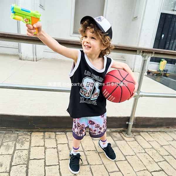 Japanese XLARGE KIDS Palm Tree Shorts 90-140cm Boys Summer PANTS