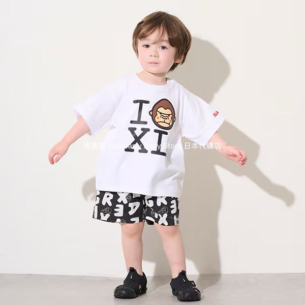 Japanese XLARGE KIDS Printed Shorts 80-140cm Boys Summer PANTS