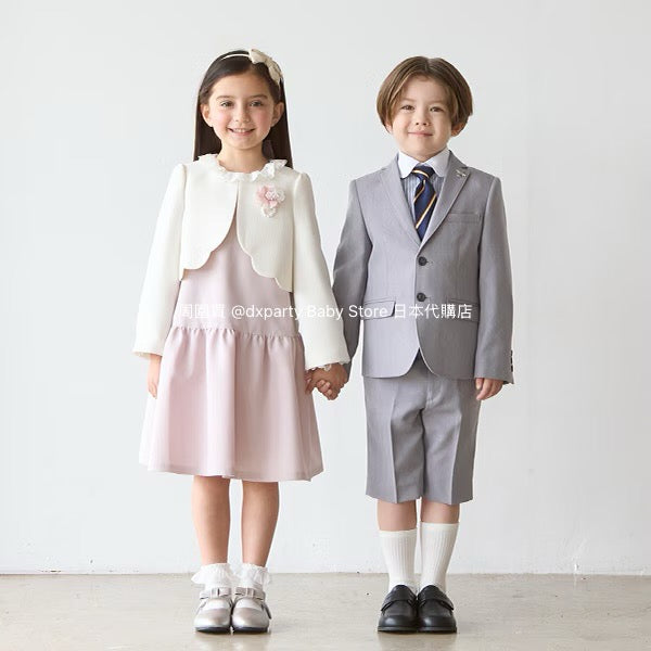Japanese children's clothing pe#main dress two-piece suit 110-130cm girls summer dress outerwear interview / banquet / performance