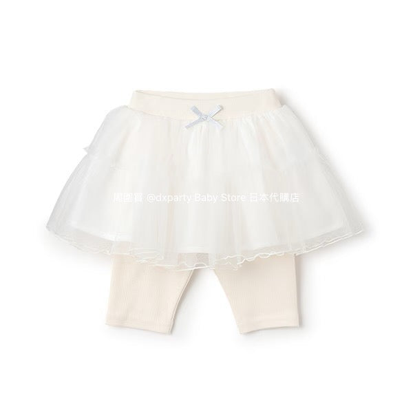Japanese children's clothing pe#main contact cold fake two-piece five-point long skirt pants 80-130cm girls summer SKIRTS PANTS