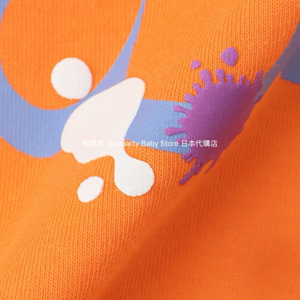 Japanese children's clothing X-girl Stages painted logo top 80-140cm girls summer TOPS
