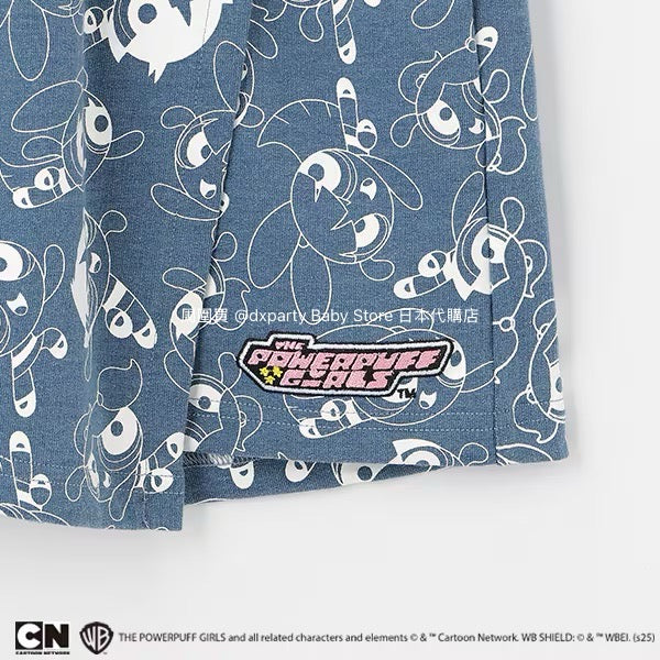 Japanese children's clothing X-girl Stages x Flying Girls printed skirt pants 90-140cm girls summer PANTS