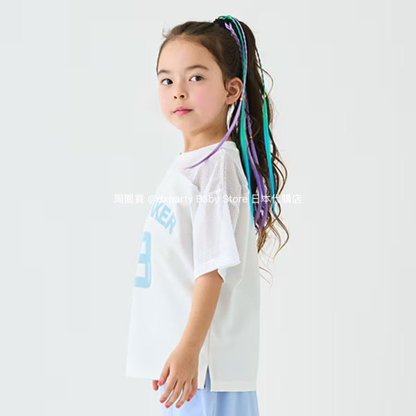 Japanese children's clothing mini#ML mesh sports top 100-140cm boys/girls summer TOPS