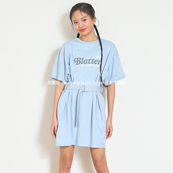 Lovetoxic Japanese Kids Clothing: Cold-Contact Waisted Dress (140-160cm) for Girls (Summer Dress)