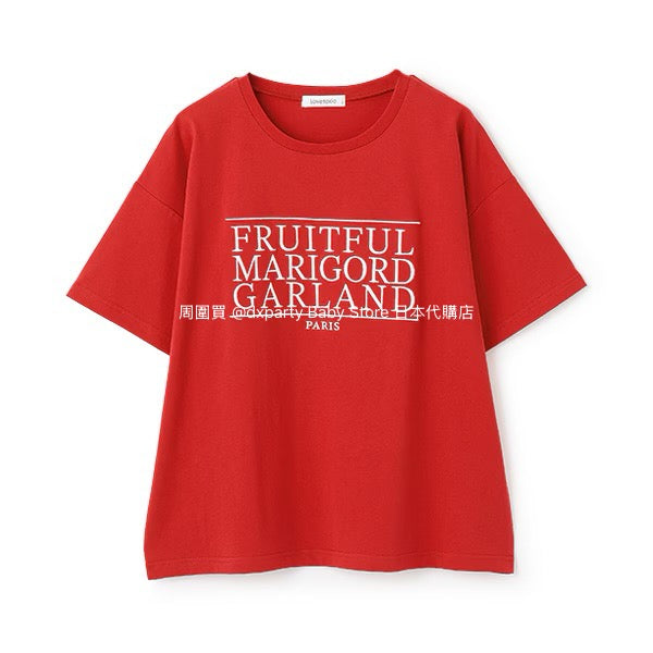 Lovetoxic Japanese children's clothing letter print top 130-160cm girls summer TOPS