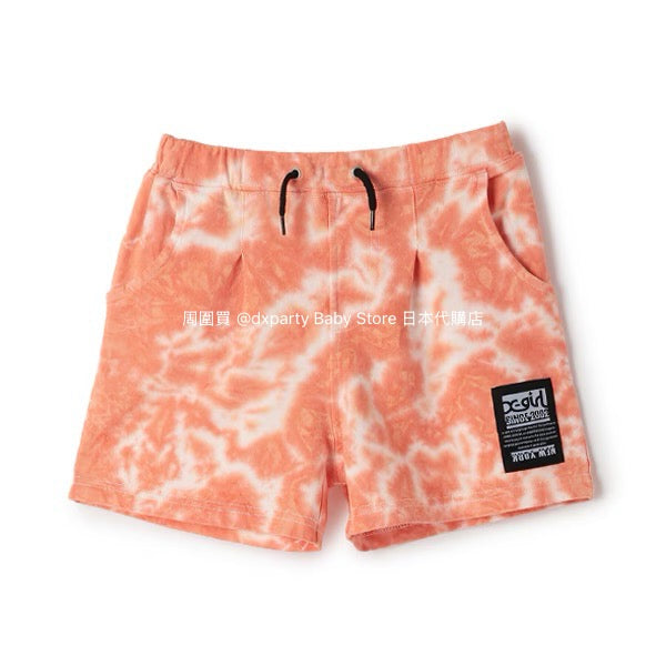 Japanese children's clothing X-girl Stages tie-dye shorts 80-140cm girls' summer PANTS