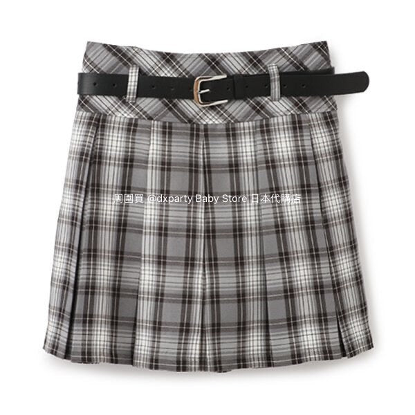 Lovetoxic Checkered Skirt (140-160cm) for Girls (Summer)