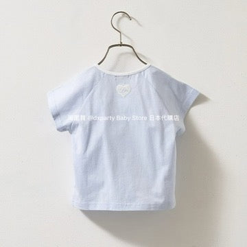 Japanese children's clothing Ly# mine bow top 100-150cm girls summer TOPS
