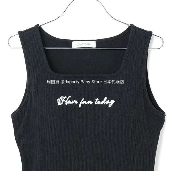 Lovetoxic Japanese Children's Clothing Vest 140-160cm Girls Summer TOPS