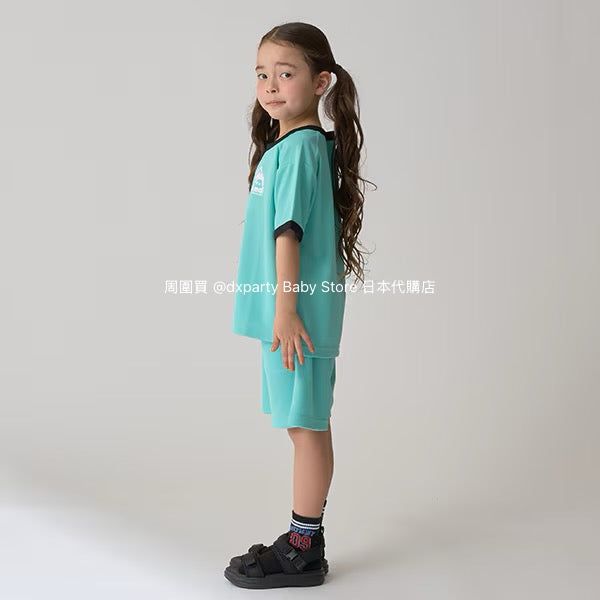 Japanese Kidswear mini#ML Quick-Dry Series Contact Cooling Two-Piece Sports Set (90-140cm) Boys'/Girls' Summer TOPS PANTS