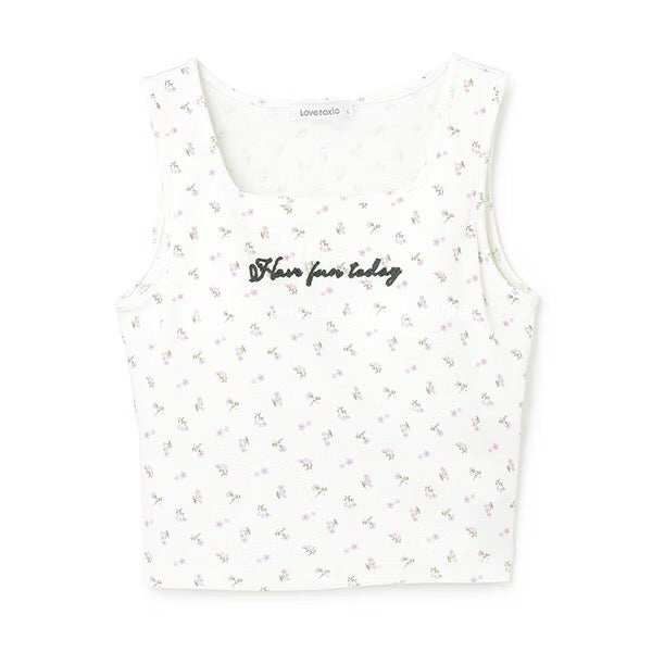 Lovetoxic Japanese Children's Clothing Vest 140-160cm Girls Summer TOPS