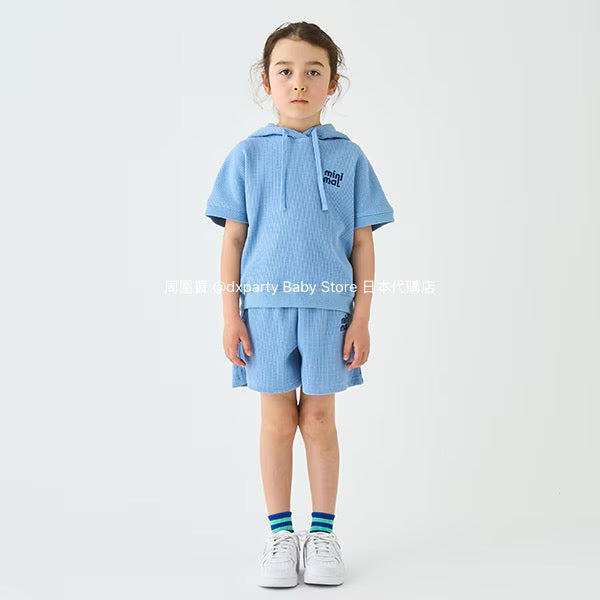 Japanese children's clothing mini#ML waffle shorts 90-140cm boys/girls summer PANTS