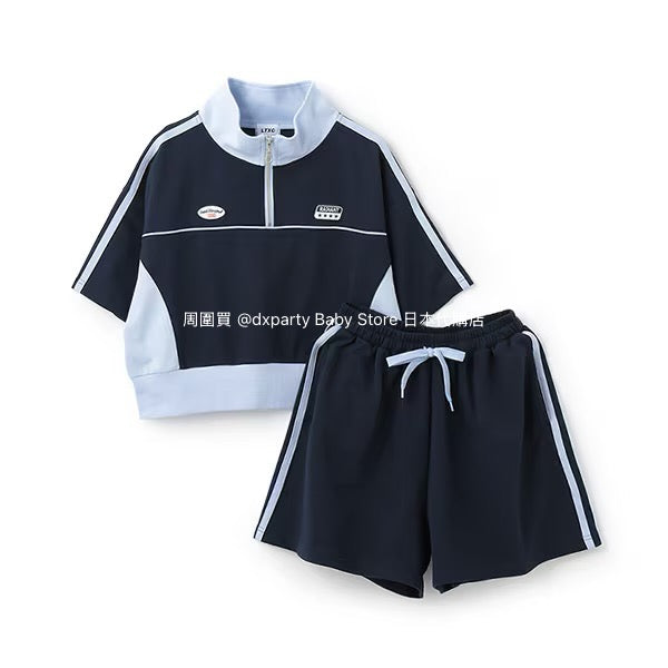 Lovetoxic Japan Kidswear Quick-Drying Sporty 2-Piece Set (140-170cm) Girls Summer TOPS PANTS