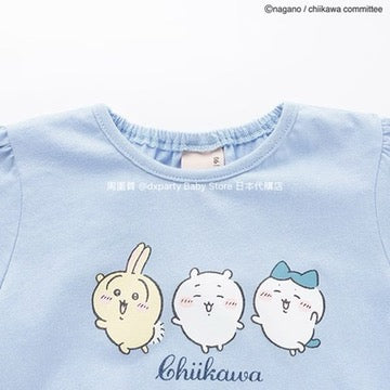 Japanese children's clothing pe#main x Chiikawa ちいかわ pajamas 90-130cm girls' summer pajamas series