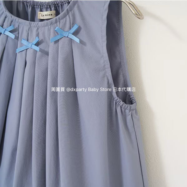 Japanese children's clothing Ly# mine bow vest dress 100-150cm girls summer dresses