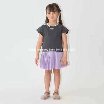 Japanese children's clothing Ly# mine bow top 100-150cm girls summer TOPS