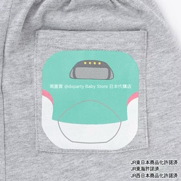 Japanese children's clothing pe#main x Shinkansen pajamas 80-130cm boys' summer railway series pajamas series