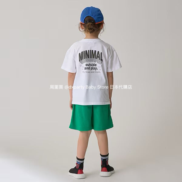 Japanese children's clothing mini#ML embossed shorts 90-140cm boys/girls summer PANTS